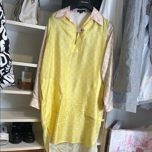 Louis Vuitton Yellow and Pink Dress
